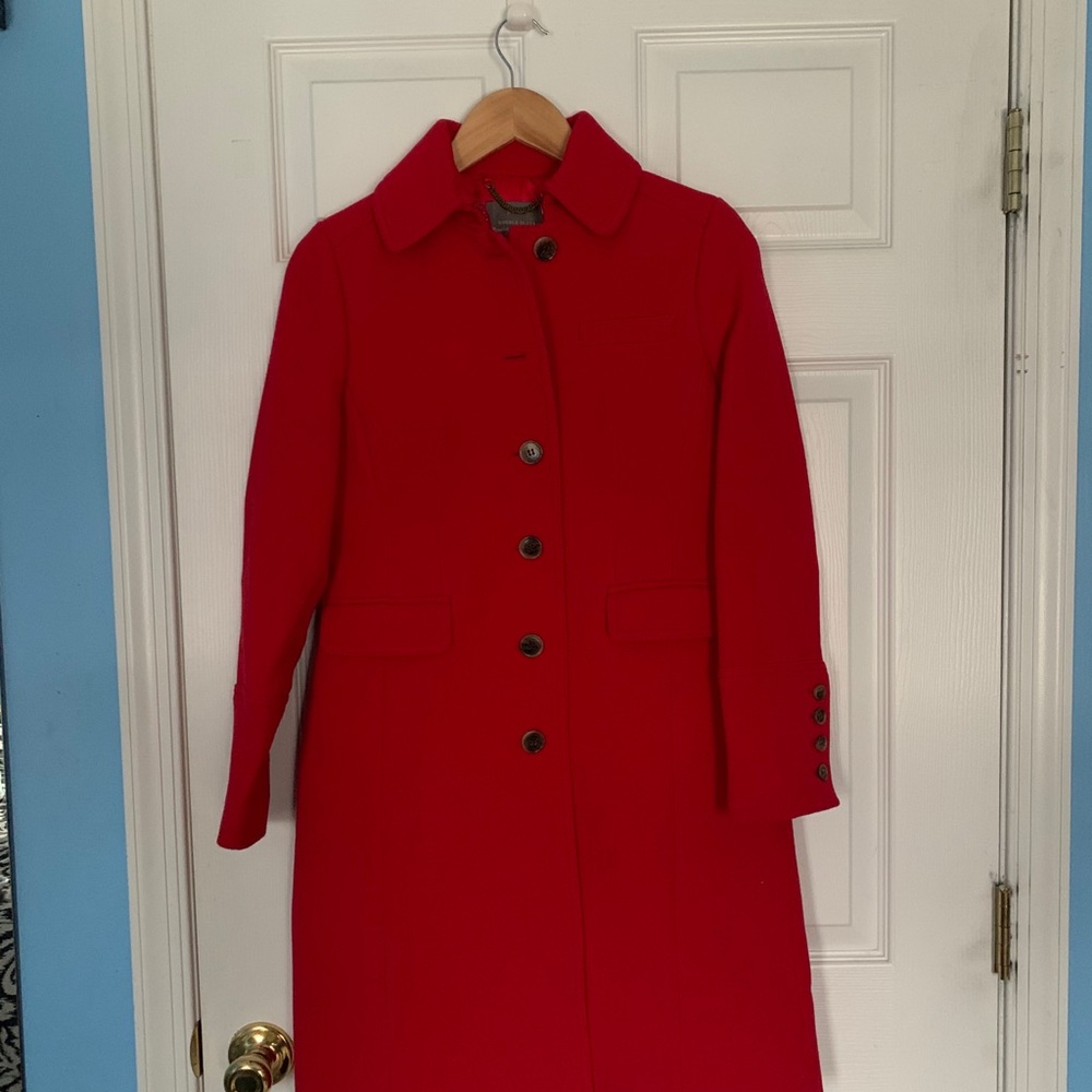 J. Crew Italian Double Cloth Wool Coat